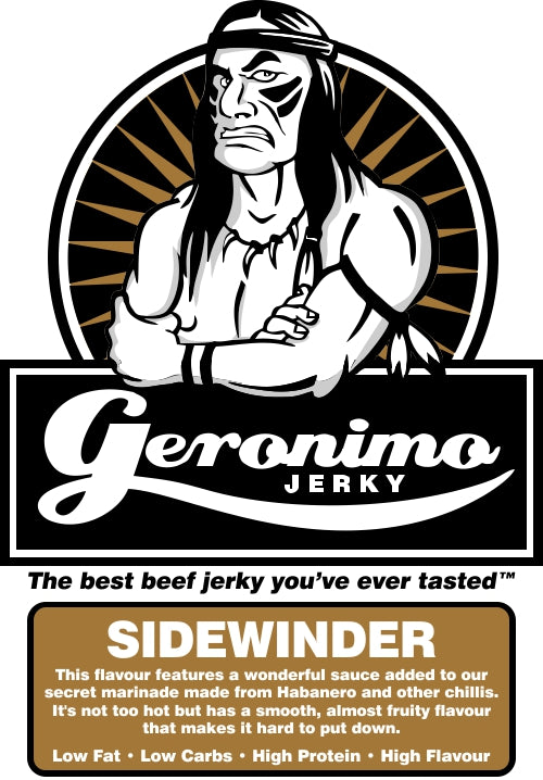 Geronimo Jerky - "Sidewinder" - Chilli Flakes Flavour