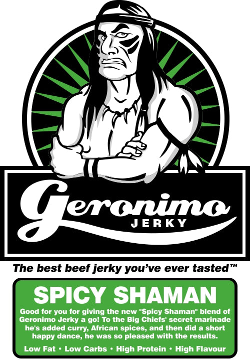 Geronimo Jerky - "Spicy Shaman" - Curry Flavour