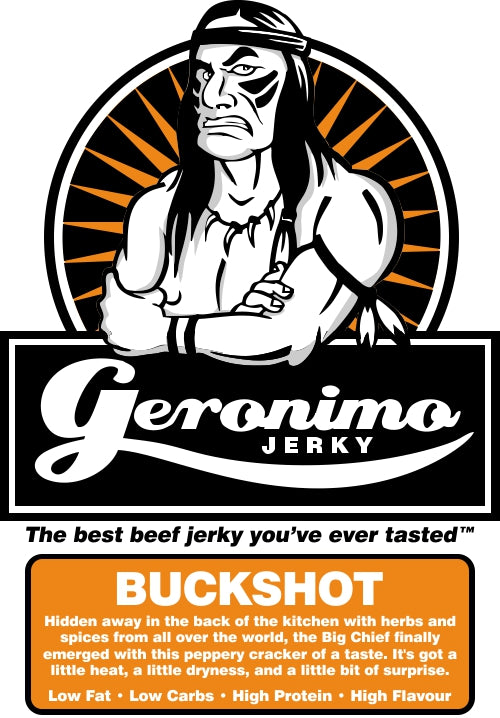 Geronimo Jerky - "Buckshot" - Pepper Flavour