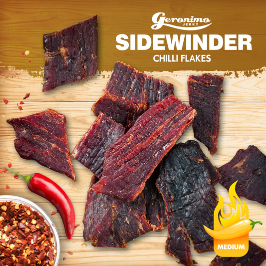 Geronimo Jerky - "Sidewinder" - Chilli Flakes Flavour
